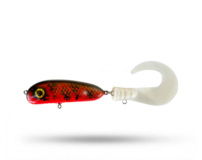 Brunnberg Lures BB Tail Shallow - Red 08arn Burbot i gruppen Fiskedrag / Tailbeten hos Örebro Fiske & Outdoor AB (BB Shallow Red 08arn)